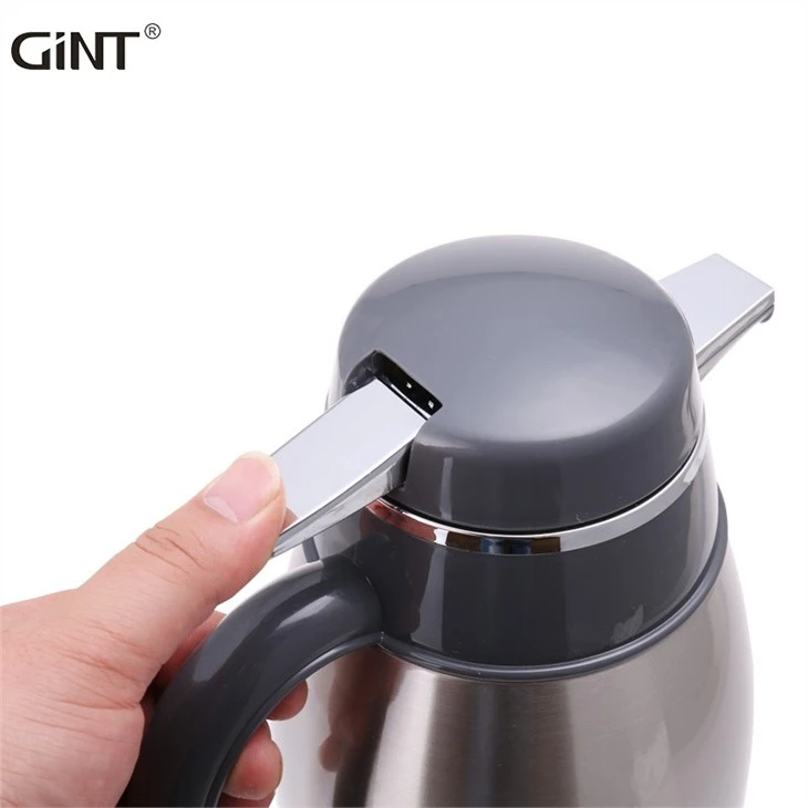 1L Glass Lined Thermal Carafe Double Wall Vacuum Insulated Water Tea Flask suppliers