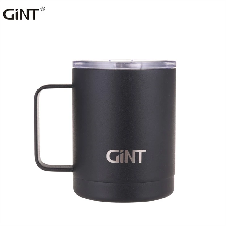 Caneca de aço inoxidável isolada personalizada e ecológica