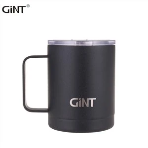 Caneca de esmalte personalizada para café de acampamento em aço inoxidável