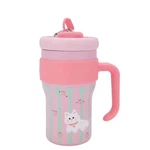 Copo bonito com logotipo personalizado de parede dupla de 800ml